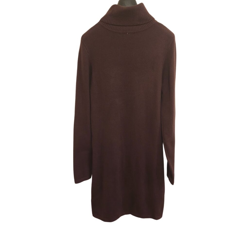 French Connection Woman Turtle Neck Mini Dress Size: L - Picture 5 of 7